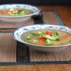 Spicy Miso Vegetable Soup