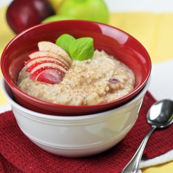 Apple Cinnamon Egg White Oatmeal
