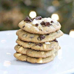 Triple Chip Chocolate Chip Cookies