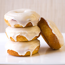 Baked Eggnog Doughnuts