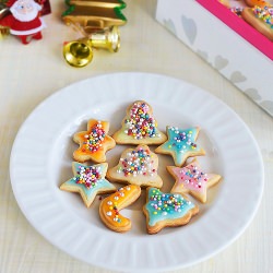 Eggless Sugar Cookies