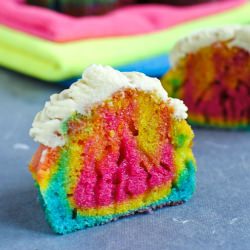Rainbow Cupcakes