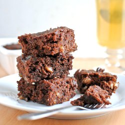 Eggless Microwave Chocolate Carrot Cake