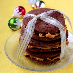 Nutella Peanut Butter Cookies