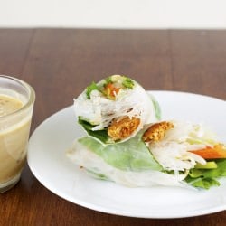 Sriracha Tofu Summer Rolls