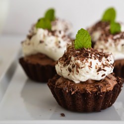 Dark Chocolate Mousse Tart
