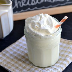 Boozy Eggnog Milkshake