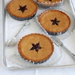 Gingerbread Linzer Tartlets