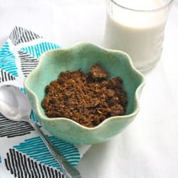 Low Carb Chocolate PB Granola
