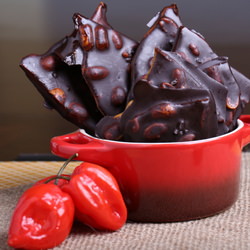 Chocolate-Covered Peanut Brittle