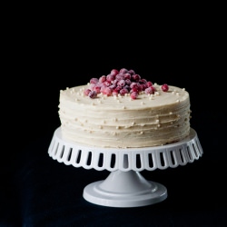 White Chocolate Cranberry Cake