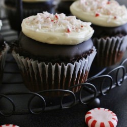 Peppermint Bark Cupcakes
