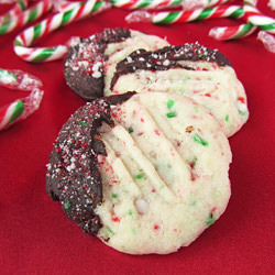 Candy Cane Shortbread