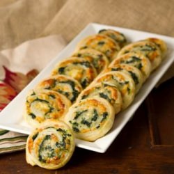 Muenster and Spinach Pinwheels