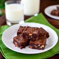 Triple Chocolate Candy Bar Brownies