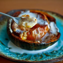 Persimmon Stuffed Kabochas