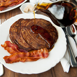 Chocolate Gingerbread Pancakes
