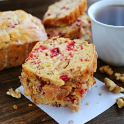 Cranberry Bread with Orange Glaze
