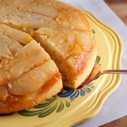 Cardamom Honey Pear Cake