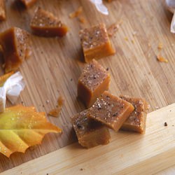 Pumpkin Spice Caramels
