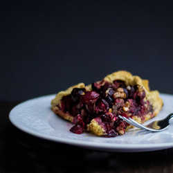 Cranberry and Pecan (Agave) Galette