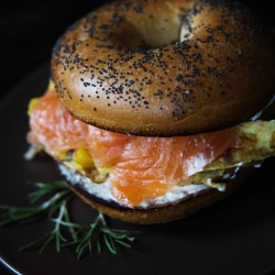 Smoked Salmon and Egg Sandwich