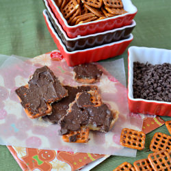 Salted Caramel Pretzel Bark