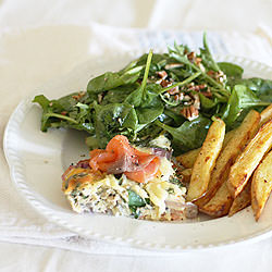 Boxing Day Smoked Salmon Frittata