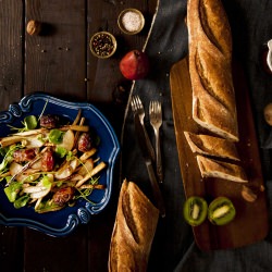 Ginger Pear and Parsnip Salad