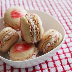 Peppermint Macarons
