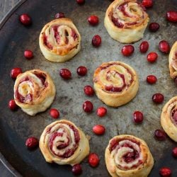 Turkey & Cranberry Bread Rolls