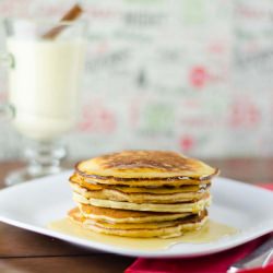 Eggnog Pancakes