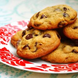 Triple Chocolate Chip Cookies