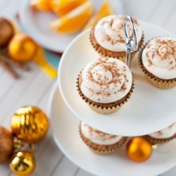 Spiced Orange Drizzle Cupcakes