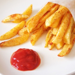 Oven Baked Spicy Fries