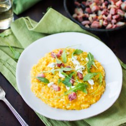 Pancetta Butternut Risotto