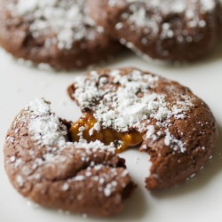 Salted Caramel Stuffed Cookies