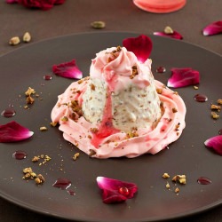 Pistachio and Cardamom Semifreddo