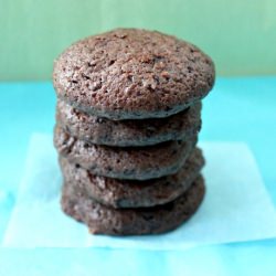 Chewy Cocoa Fudge Cookies