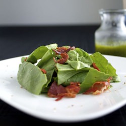 Spinach Prosciutto Salad with Basil