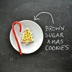 Brown Sugar Christmas Cookies