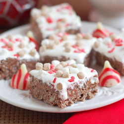 Hot Chocolate Rice Krispie Treats