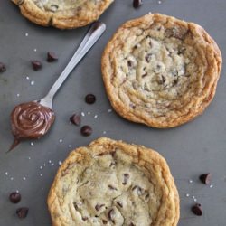 Nutella Stuffed Cookies