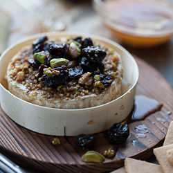 Dukkah Crusted Baked Brie