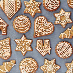 Decorated Gingerbread Cookies