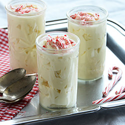 White Chocolate-Peppermint Mousse