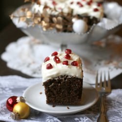 Orange Gingerbread Squares