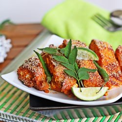 Baked Masala Fish Indian style