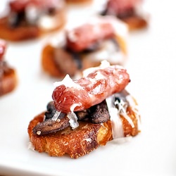 Sausage & Mushroom Canape