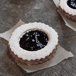 Pecan Linzer Cookies